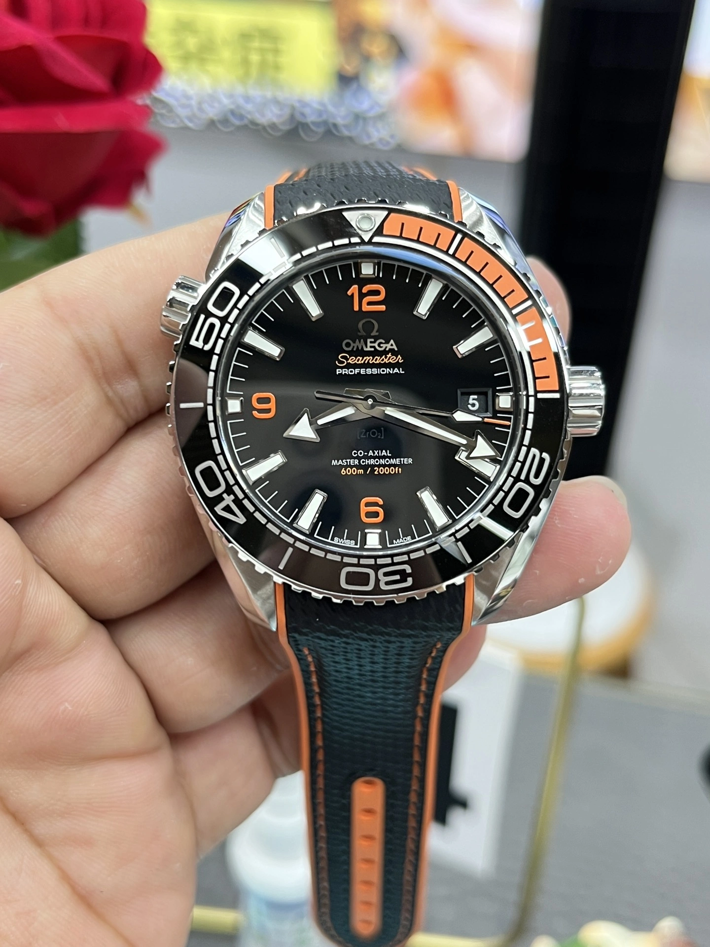 CBD Factory Omega Seamaster Planet Ocean 600M 43.5mm Black Orange Dial (215.32.44.21.01.001) 1:1 Super Clone – DD8900 Movement Chic 217
